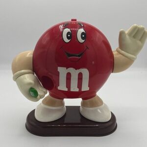Vintage Red M M Man Candy Dispenser Collectible Toy 1991 Mars Inc